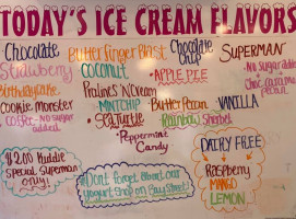 Yoyo's Ice Cream Beaufort's Best Ice Cream menu