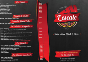 L'escale menu