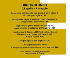 Retrobottega menu