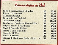 Da Brambini menu