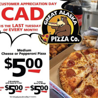 Great Alaska Pizza Company food