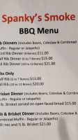 Buddy's Tavern menu