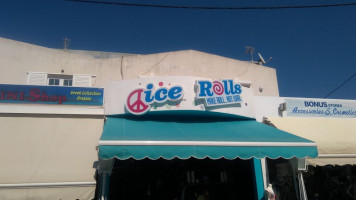 Ice Rolls outside