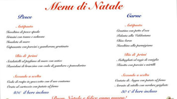 Albergo Pizzeria Riviera menu