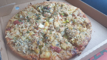 Mr Natural Vegetarian Pizza food