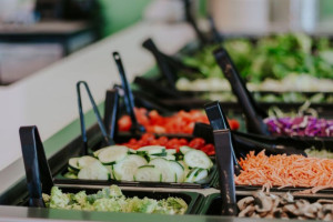 The Salad Station food