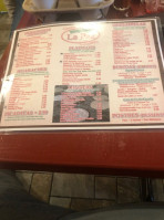 Taqueria La Paz menu