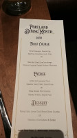 Tanner Creek Tavern menu