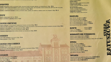 Stara Ratuszowa menu