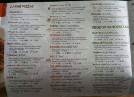 Panago Pizza menu