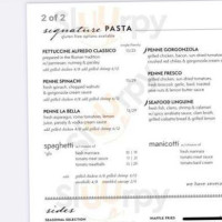 Bella Notte menu