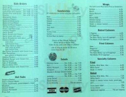 Rosario's Pizzeria menu