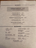 Patricia Inn Bar menu