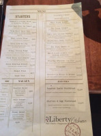 The Liberty Kitchen menu