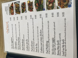 Thai Phuket menu