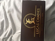 Lucas Candies menu