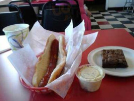 Doug's Hot Dogs food