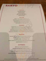 Sarto menu