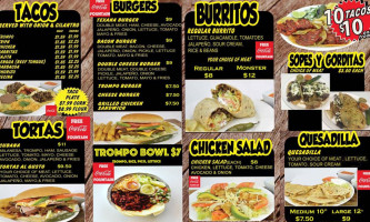 Trompo Taqueria Burgers food