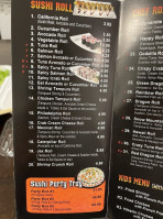 Hibachi Express menu