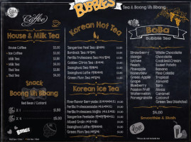 Bubbles menu