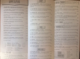 Chai Thai Cuisine menu