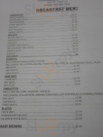 Ruths Cafe menu