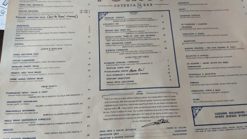 Forno Osteria Montgomery menu