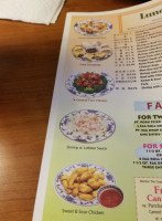 Happy House Chinese menu