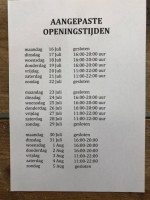 Snackbar Maarten menu