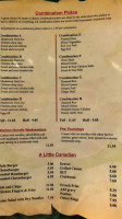 Club Cafe menu