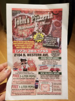 John's Restaurant & Lounge menu