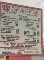 King Ribs -b-q outside