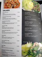 Lers Ros Thai menu