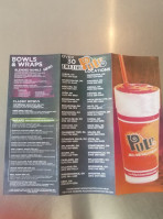 Pulp Juice & Smoothie Bar menu