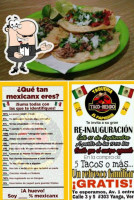 Taqueria El Papirrin Tacoriendo menu