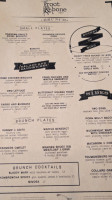 Root & Bone menu