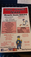 Road Runner Bbq menu