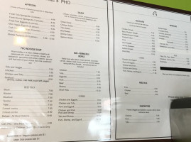 Time 4 Pho menu