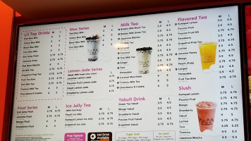 Vivi Bubble Tea menu