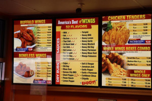 America's Best Wings food