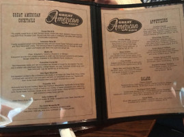 Great American Ranch menu