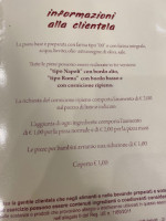 La Superba Pizzeria menu