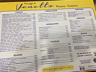 Pizzeria Via Venetto menu