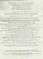 Palace Cafe menu