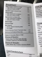 Hungry A menu