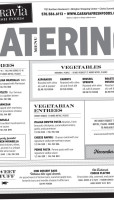 Caravia Fresh Foods menu