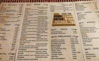 Pizzaria Roma Antiga menu