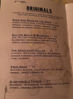 Revival 1869 menu