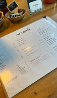 Tilt Coffee food